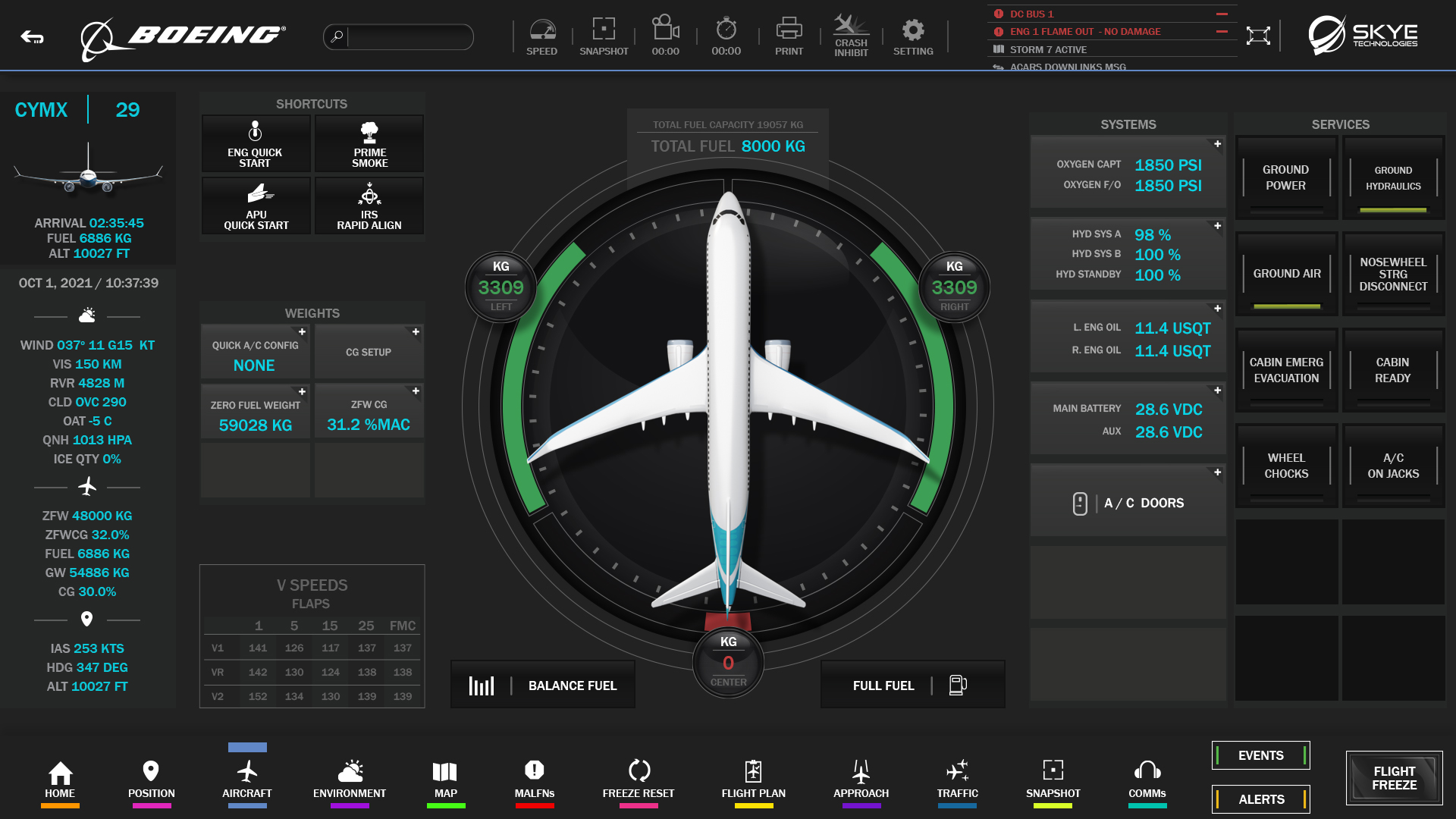 SKYE IOS main instructor interface